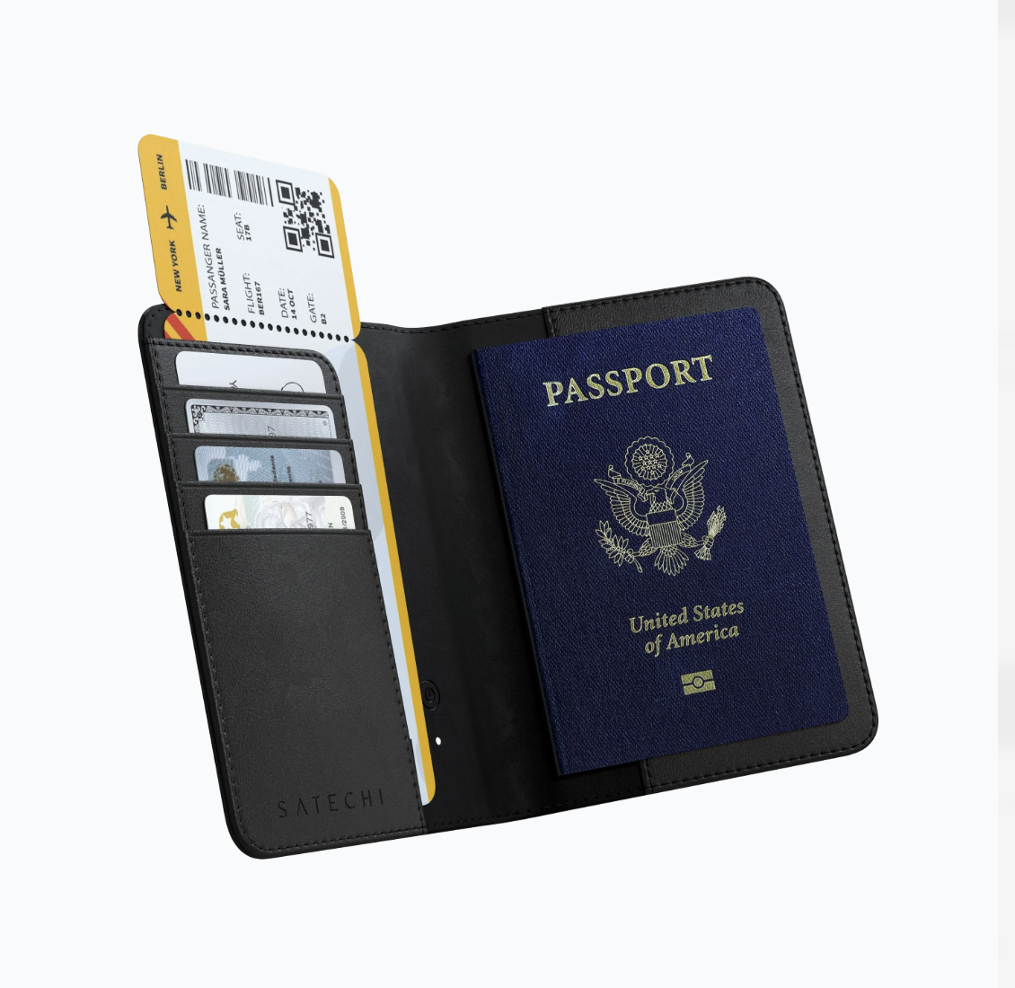 Vegan-Leather Passport Finder